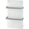 Produktbild: Eurom Sani 400 WiFi, Infrarot-Heizlüfter, 1,7 m, IP24, Drinnen, Wand, Edelstahl, Weiß - Silber/Weiß