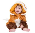 Produktbild: Corimori Strampler Baby Onesie Jumpsuit Kostüm in den Größen 60-90cm (1-tlg) Strampler, Fasching, Kigurumi, Tierkostüme, Babys, Fuchs 