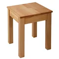 Produktbild: Krok Wood Hocker Tomas aus Massivholz 35x35x45 cm (Buche, 1x ohne Eingriff)