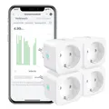 Produktbild: WLAN Smart Steckdose EIGHTREE, Alexa 4er Pack, Home WiFi... 