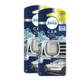 Produktbild: 2x Febreze Auto Lufterfrischer Clip bis 30 Tage Autoduft Teak & Blaue Minze
