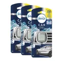 Produktbild: 3x Febreze Auto Lufterfrischer Clip bis 30 Tage Autoduft Teak & Blaue Minze