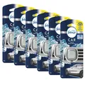 Produktbild: 6x Febreze Car Auto Lufterfrischer Clip bis 30 Tage Autoduft Teak & Blaue Minze