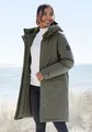 Produktbild: Winterjacke mit Kapuze mit verstellbarer Kapuze und aufgesetzten Taschen, Gr. M/38, grau