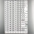 Produktbild: Magnetzahlen, MagPaint Numbers, Set mit 240 Zeichen -makieren - beschriften -