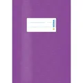 Produktbild: HERMA Heftumschlag mit Baststruktur lila Kunststoff DIN A5