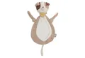 Produktbild: Jollein Schmusetuch Baby Hund – Mick – Beige/Weiß – Kuscheltier & Schnullertuch – Extra Weich – Schnuffeltuch Baby – Geschenke zur Geburt – 28x13 cm