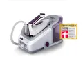 Produktbild: Braun CareStyle 7 IS 7266 VI Dampfbügelstation, FreeGlide 3D Bügelsohle, iCare-, iMode- & Vertikaldampf-Funktion, FastClean, Dampfstoß 550 g/min, Abnehmbarer 2 L Wassertank, 2700 W, Weiss-Violett