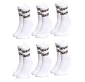 Produktbild: OCCULTO Tennissocken Damen Leoparden Muster Tennis Socken 6er Pack (Modell: Nala) (6-Paar)