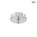 Produktbild: SLV 132605 Deckenrosette 1 Ausgang rund chrome inkl. Zugentlastung