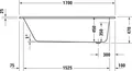 Produktbild: Duravit D-Code Badewanne, 1700x700mm, Rechteckig, Einbauversion, 230 Liter, 1 Rückenschräge, weiß hochglanz, 700670000000000