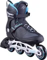 Produktbild: K2 Inline Skates Freedom W Für Damen Mit K2 Softboot, Black - Light Blue, 30D0251