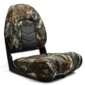 Produktbild: Luxus High Back Bootssitz Next Camo - Steuerstuhl, Klappbarer Bootsstuhl, Angelsitz, Steuersitz