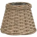 Produktbild: Lampenschirm Braun Ø15x12 cm Korbweide vidaXL