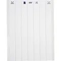 Produktbild: Brady LAT-6-747-10, Polyester, Weiss, 25.40 x 6.35 mm, permanent, US-Letter, 7-bahnig (10.108 E.) (21.59 cm) (LAT-6-747-10)