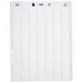 Produktbild: Brady, LAT-6-747-10, Polyester, Weiß, 25.40 x 6.35 mm, permanent, US-Letter, 7-bahnig (10.108 E.)