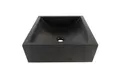 Produktbild: wohnfreuden Aufsatzwaschbecken Terrazzo Waschbecken THERA 40 cm schwarz (Kein Set), 55_125811