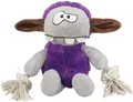 Produktbild: TRIXIE Monster-Plüschtier, kuscheliges Hundespielzeug aus weichem Plüsch für Haustiere - Robustes Hundspielzeug, 32 cm, mit Stimme - Monster als Kuscheltier für kleine & große Vierbeiner - 34723