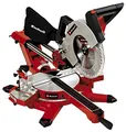 Produktbild: Einhell Zug-Kapp-Gehrungssäge TE-SM 2534 Dual (1800 W, max. 90 mm x 310 mm Schnitttiefe/-breite, Ø 250 mm Sägeblatt, beidseitig neigbarer Sägekopf, Zugfunktion, Laser)