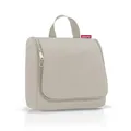 Produktbild: reisenthel toiletbag - praktischer Kulturbeutel mit Haken, wasserabweisendes Material, Couleur:Herringbone Sand