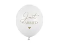 Produktbild: Hochzeit Just Married weiß Ballons x 6 30 cm