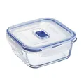 Produktbild: Dajar Vorratsbehälter Pure Box quadratisch 760ml LUMINARC, Glas, Blau, Transparent, 13 x 13 x 6 cm