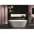Produktbild: Riho Inspire freistehende Badewanne B091004005 weiß, 160x75cm, mit Füllfunktion RihoFall chrom