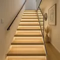 Produktbild: Led Strip Streifen Leiste Usb 2x Licht-band Treppenleuchte Tv Hintergrund Beleuchtung, Kunststoff, Schwarz, 4er Set