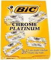 Produktbild: BIC Chrome Platinum Rasierklingen Doppelkanten Rostfrei 100St Pack