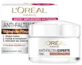 Produktbild: L'Oréal Paris Feuchtigkeitspflege für das Gesicht, Anti-Aging Tagescreme zur Minderung von Falten, Vitamin B3 und Vitamin E, Festigt und revitalisiert die Haut, Anti-Falten Experte, 1 x 50 ml