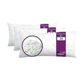 Produktbild: HEIMTEX 3er-Pack Kissen 40 x 80 cm – Zerkleinerter Schaumstoff, weich und stützend, Memory- und Standard-Schaumstoffmischung, ideal zum Schlafen und als Wohnaccessoire