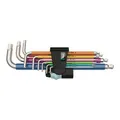 Produktbild: Wera 3950/9 Hex-Plus Multicolour Stainless 1 Winkelschlüsselsatz, metrisch, Edelstahl, 9-teilig