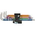 Produktbild: Wera 3950/9 Hex-Plus Multicolour Stainless 1 Winkelschlüsselsatz