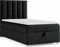 Produktbild: Best for Home Boxspringbett mit Bettkasten Trinity K10-SINGLE 70x200 Bonellfederkern inkl. Topper - Schwarz
