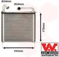 Produktbild: VAN WEZEL 03016385 Wärmetauscher für Innenraumheizung Heizungskühler
