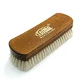 Produktbild: TelMo Schuhputzbürste Ziegenhaarbürste Feinglanzbürste weiß Polierbürste 150x50x17mm