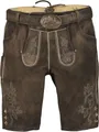 Produktbild: Spieth & Wensky Herren Trachten Lederhose inkl. Gürtel, Mich-Havel (311580-0256), Größe:56, Farbe:caribo/St 134-D sand (6480)