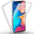 Produktbild: Full Cover Für Samsung Galaxy A20E Silikon TPU 360° Transparent Case Hülle