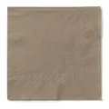 Produktbild: MANK Serviette in BEIGE GREY aus 3-lagigem Tissue, 33x33 cm, 1/4 Falz, 100 Stück, elegante Papierservietten für Gastronomie, Bar, Restaurant & Events