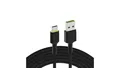 Produktbild: Kabel Green Cell GC Ray USB - USB-C 120cm, zielony LED, szybkiego ładowanie Ultr