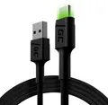 Produktbild: 5903317227755 Cable GCRay USB - USB-C 120cm, LED backlight Green Cell