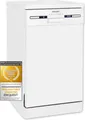 Produktbild: Exquisit Geschirrspüler GSP9309-030E weiss | Spülmaschine 45 cm | ECO-Modus | Maßgedecke: 9 | Standgerät