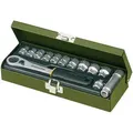 Produktbild: Industrial Steckschlüsselsatz Metrisch 1/4' (6.3 Mm) 13teilig 23602 - Proxxon