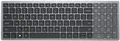 Produktbild: Dell KB740 - Tastatur - kompakt, mehrere Geräte - kabellos - 2,4 GHz, Bluetooth 5,0 - QWERTY - US International - Titan Gray - mit 3 years NBD Advance Exchange (KB740-GY-R-INT)