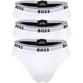 Produktbild: BOSS Herren Slips, 3er Pack - Briefs 3P Power, Cotton Stretch, Logo, einfarbig Weiß 2XL