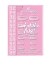 Produktbild: essence what the fake! PRESS-ON NAILS manicure set - cat eye Nagelpflegeset 28 Stk Nr. 02 - Cat Eye