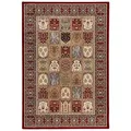 Produktbild: Steffensmeier Orientteppich Classical Quality Felder, Rechteckig, Kurzflor Teppich, Bordüre bunt|rot 200 cm x 290 cm