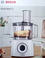Produktbild: Bosch Küchenmaschine MultiTalent 3 Kompakt 800W 2,3 Reibe  Schneiden Weiß NEU