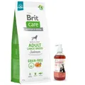 Produktbild: BRIT CARE Dog Grain-free Adult Large Breed Salmon 12kg + LAB V 500ml -5% billiger!!!