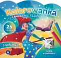 Produktbild: 9788382078879 Malowanka 200X190 Kolorowanka z tatuażami FLUO Szkoła magii SKRZAT